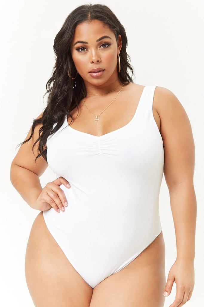 Forever 21 Ruched Bodysuit