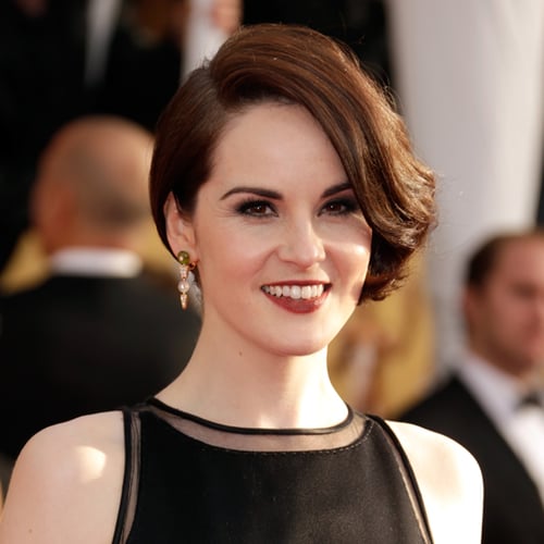 Michelle Dockery Sag Awards Hair 2013 Popsugar Beauty