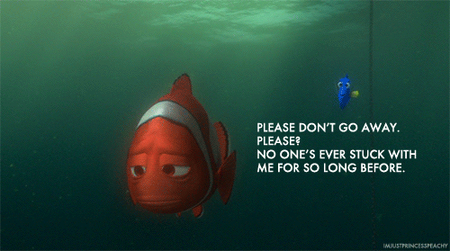 When Dory Begs Marlin Not to Leave