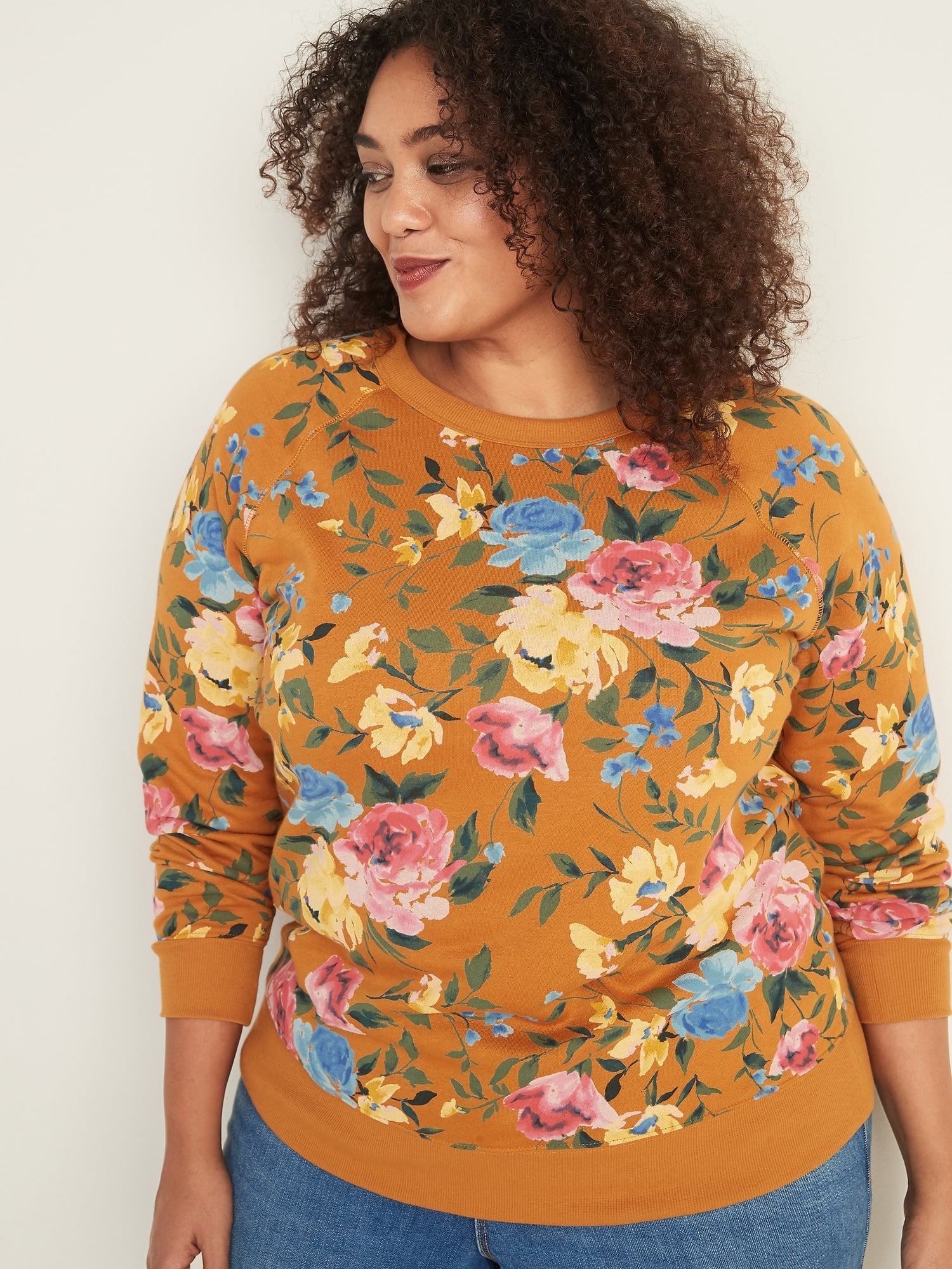Floral sweatshirt old navy outlet