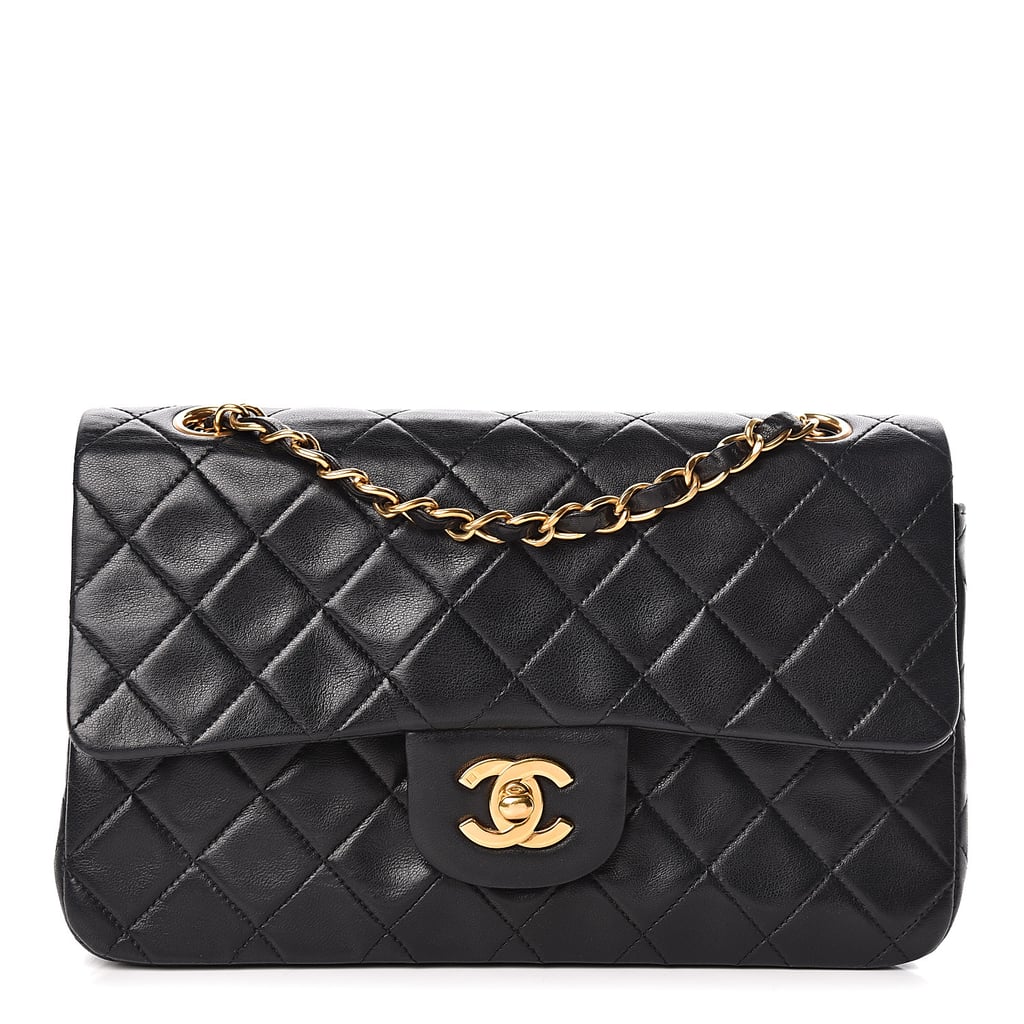 Chanel Lambskin Quilted Small Double Flap Black Bag | How to Wear ...