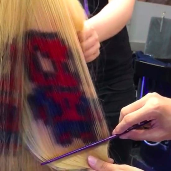 Spider-Man Pixel Hair Art