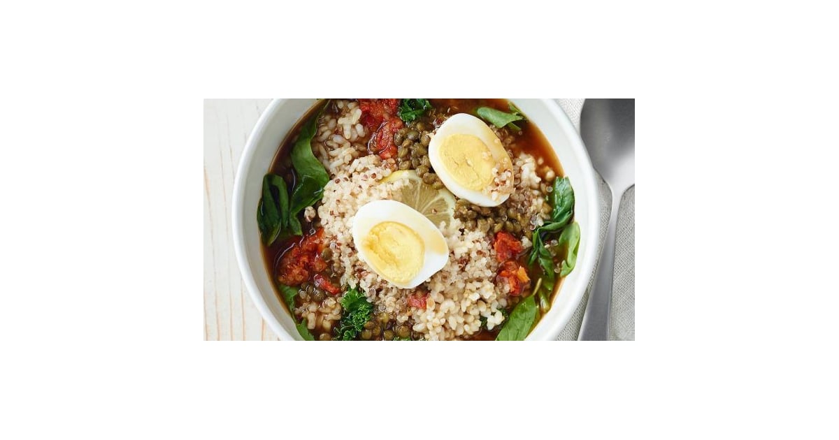Panera Lentil Quinoa Bowl With CageFree Egg Healthy Vegetarian Fast