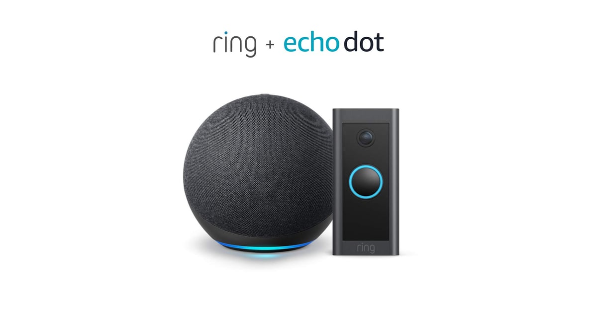 Ring Video Doorbell Wired Bundle With Echo Dot (4th Gen) Best Amazon