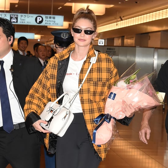 Gigi Hadid Storets Plaid Jacket November 2018