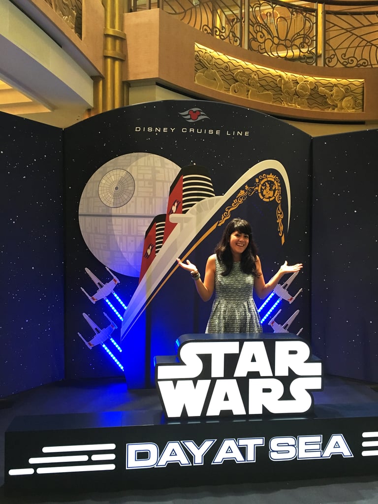 As you head over to meet and greets with characters, you obviously snap a photo with this backdrop.