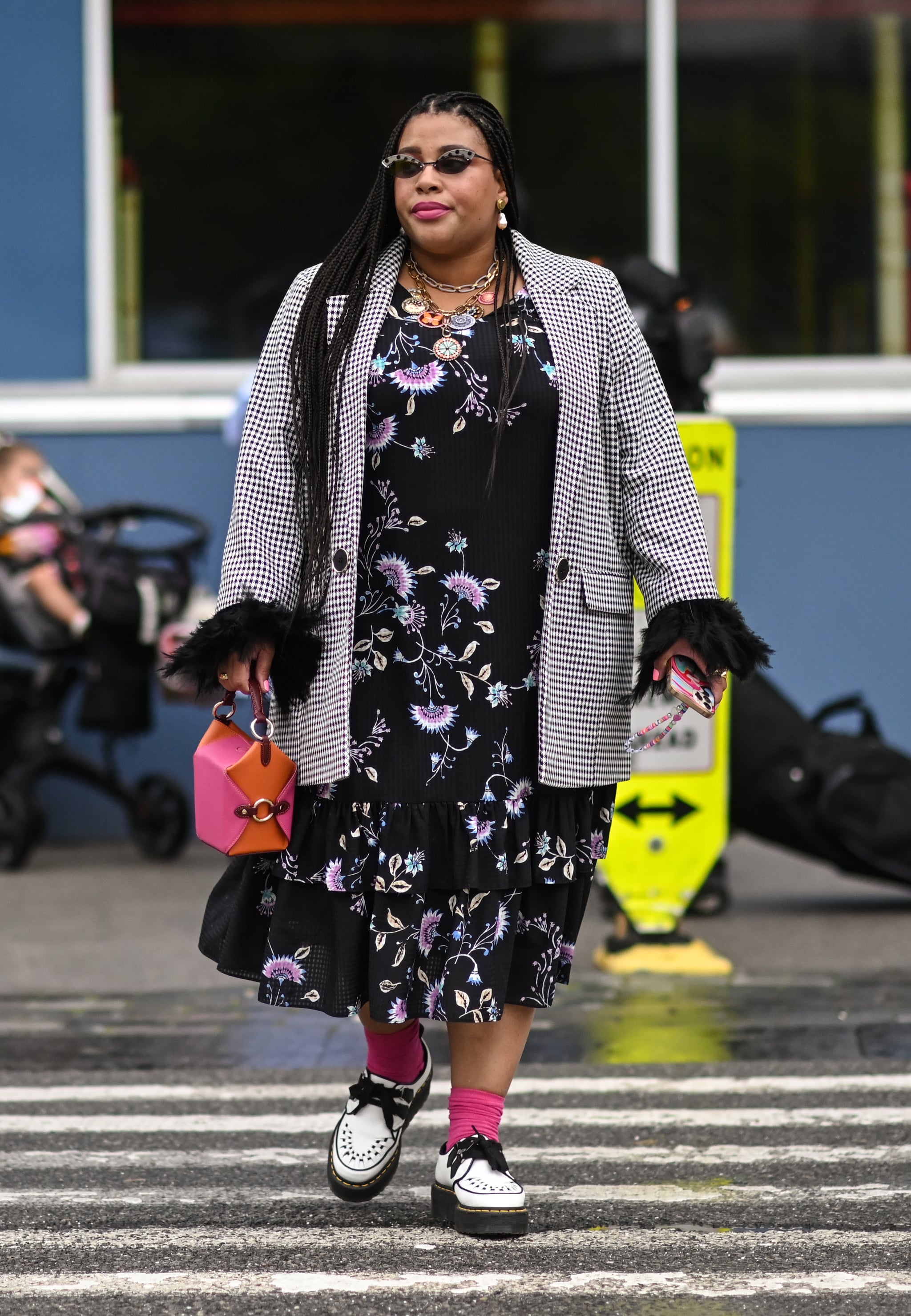 Plus-Size Street Style at Fall 2021 Fashion Week