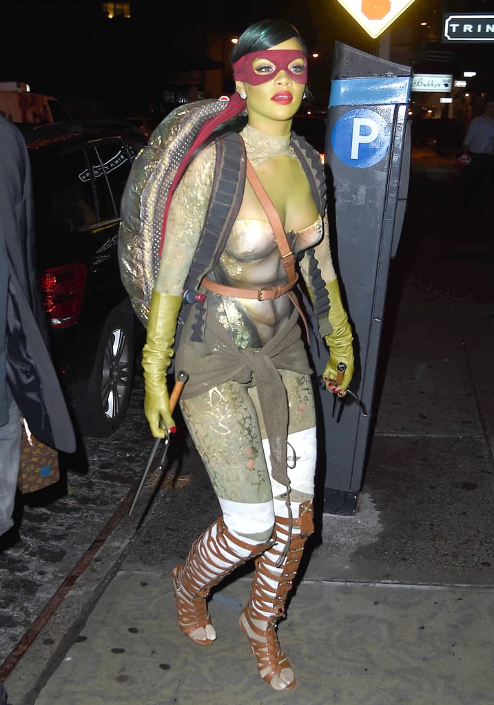Rihanna as a Teenage Mutant Ninja Turtle