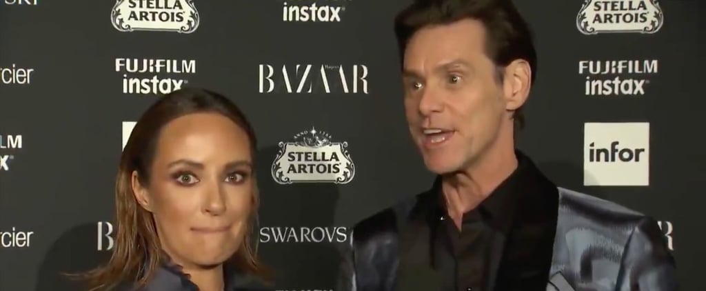 Jim Carrey Just Gave the Most Bizarre, Cringeworthy Interview at NYFW