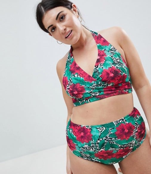 ASOS Design Curve Tropical Bikini Set