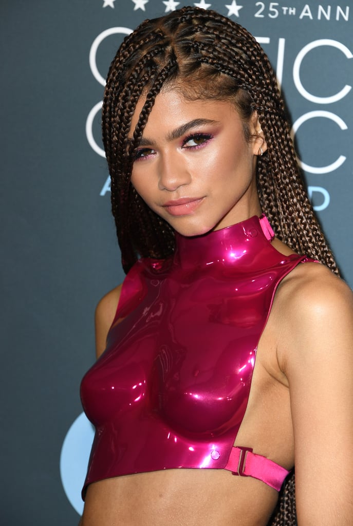 Zendaya at the 2020 Critics' Choice Awards