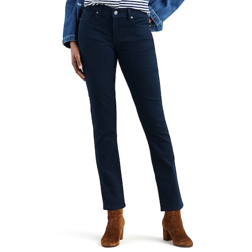 classic mid rise skinny jeans