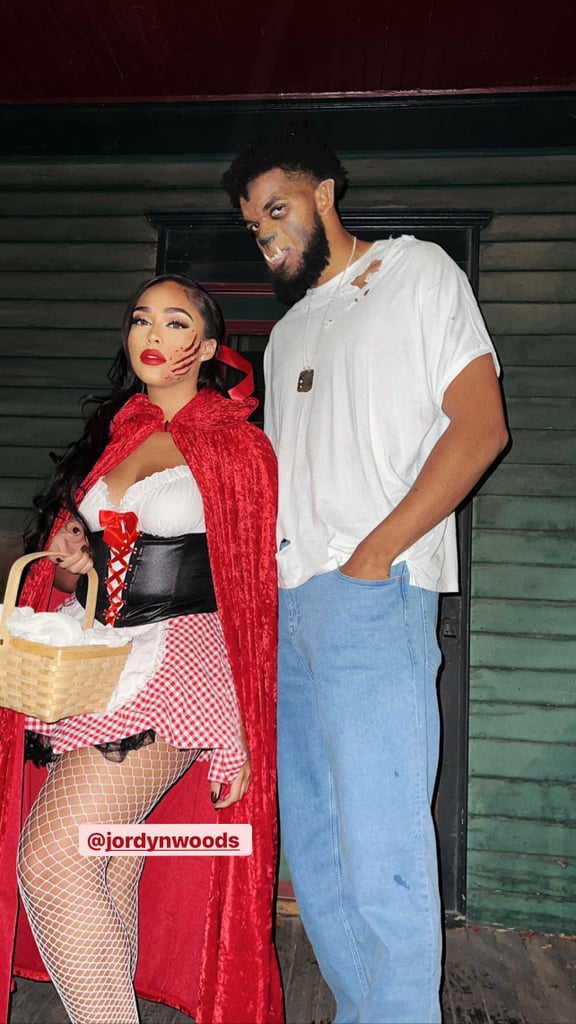 Jordyn Woods and Karl-Anthony Towns Halloween Costume 2021