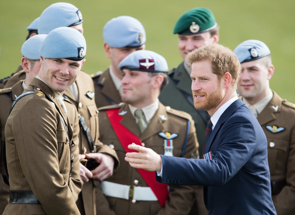 Prince Harry at the Army Aviation Centre 2018