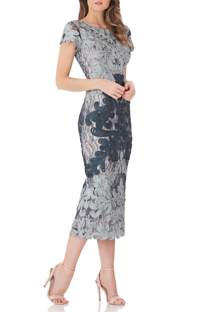 Soutache Lace Midi Dress Js Collections 2024 leadctr