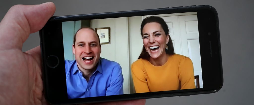 In a Royal First: Prince William and Kate Did a Public Engagement Via Zoom