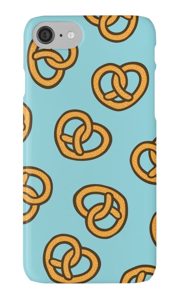 Pretzels Pattern iPhone Cases and Skins ($25)