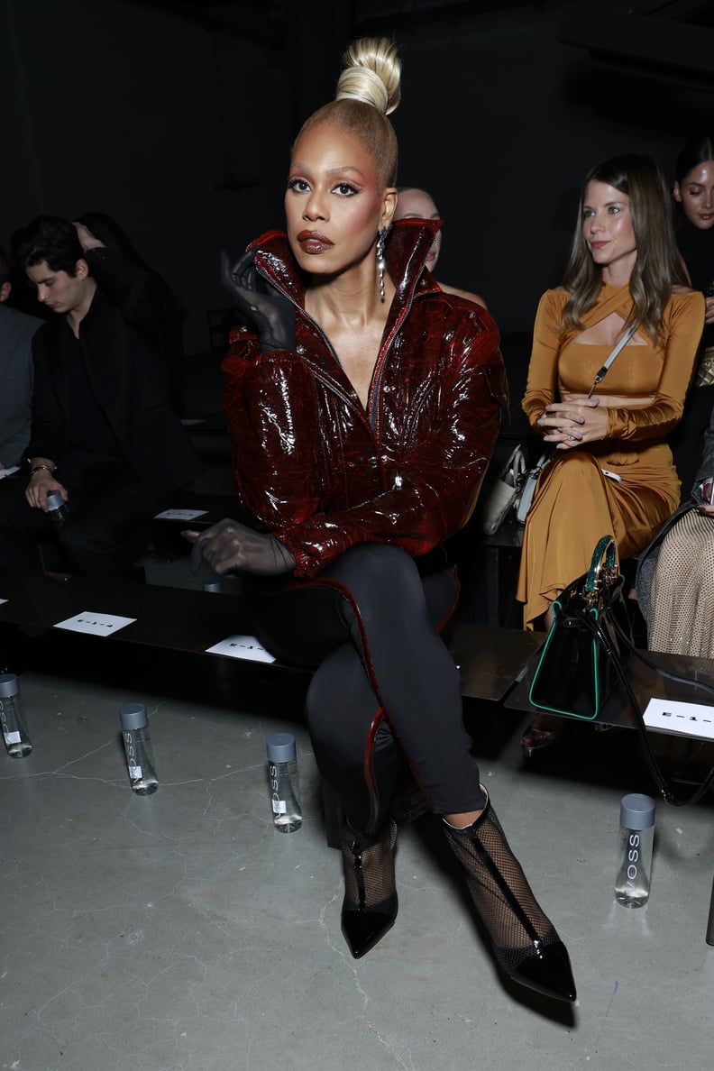 Laverne Cox at the LaQuan Smith Runway Show