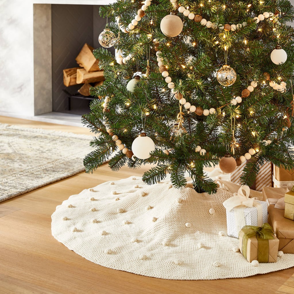 A Knit Tree Skirt: Threshold designed with Studio McGee Bobble Knit Tree Skirt