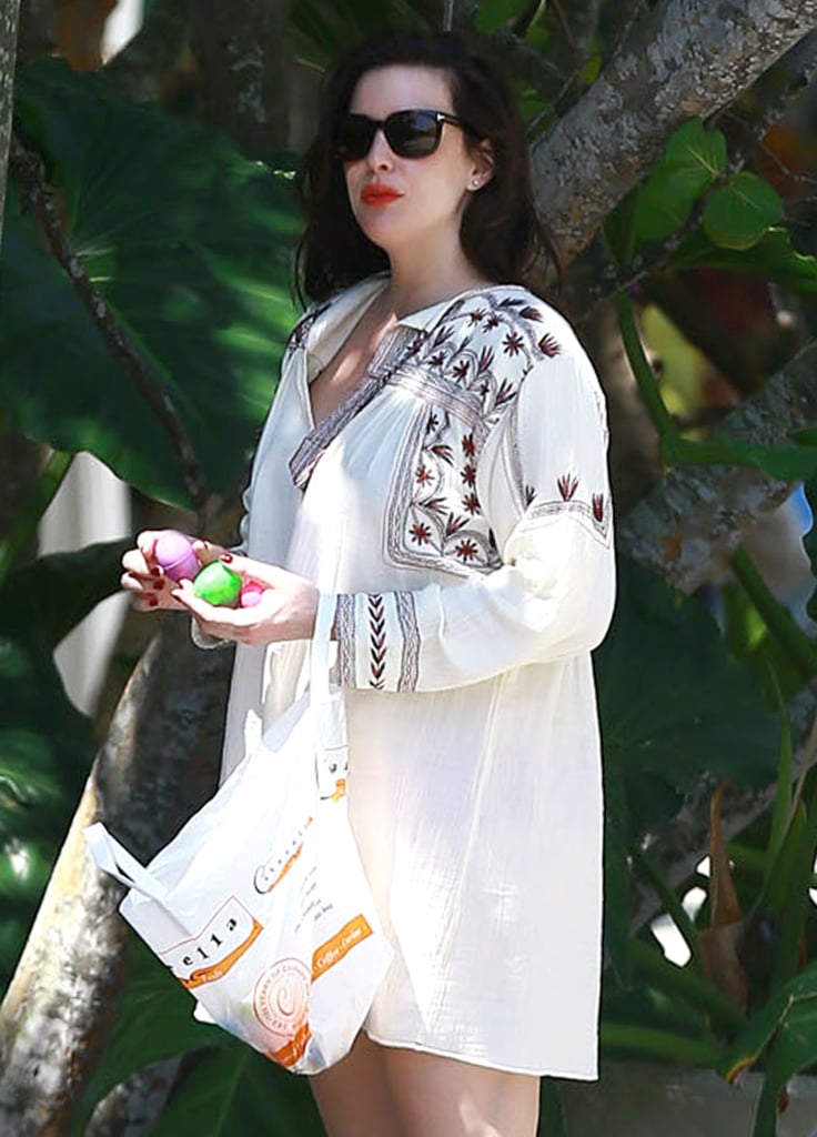 Liv Tyler spent Easter Sunday in Miami.