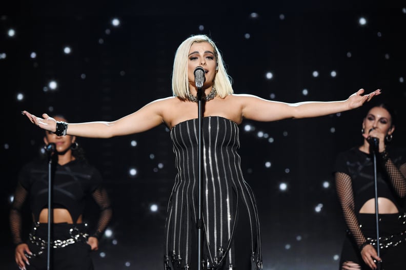 NEW YORK, NEW YORK - AUGUST 30: Bebe Rexha performs onstage during Jonas Brothers: 