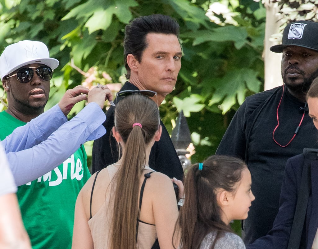 Matthew McConaughey on the Set of Dark Tower Pictures