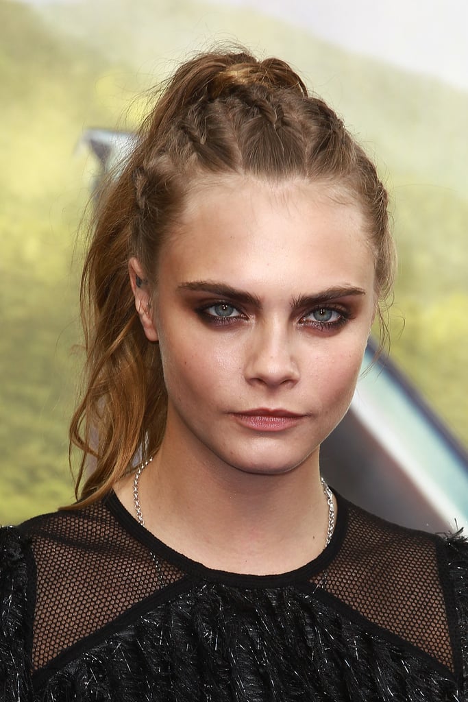 Cara Delevingne's Plaited Ponytail, 2015 Cara Delevingne's Plaited Ponytail, 2015