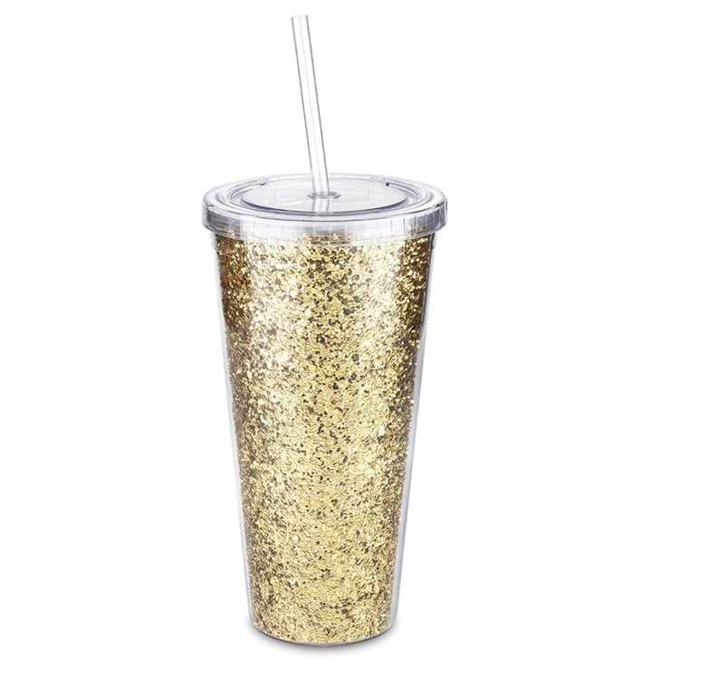 For Everyday Use: Blush Double Walled Glitter Tumbler