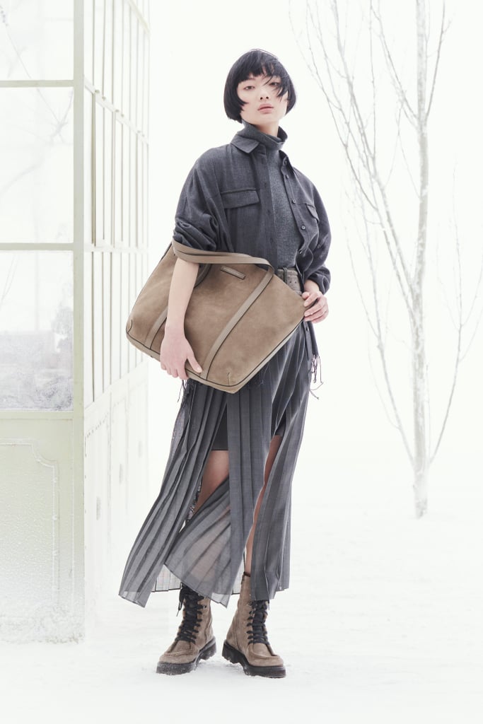 A bag from the Brunello Cucinelli fall 2021 collection.