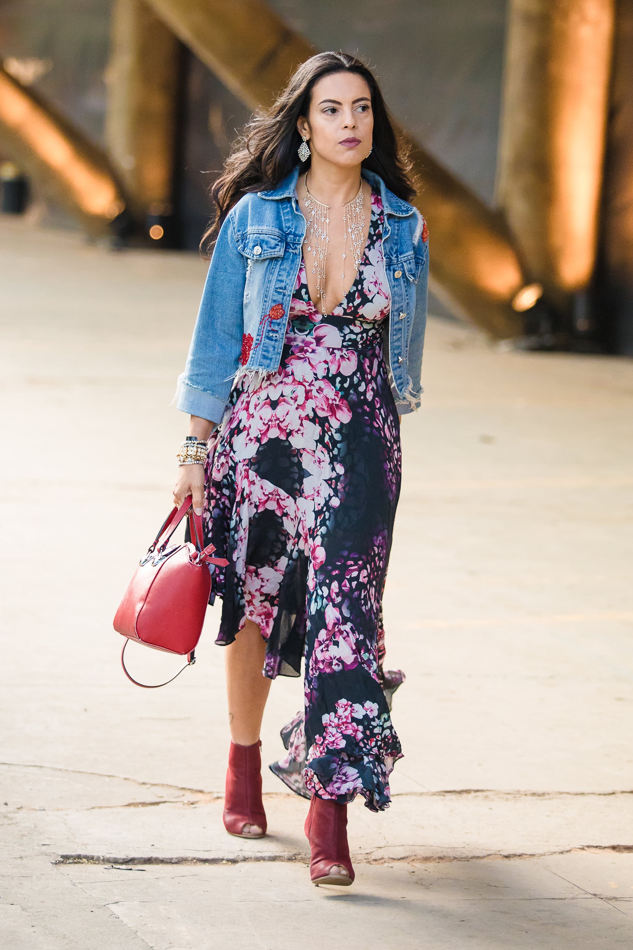 summer dresses and boots