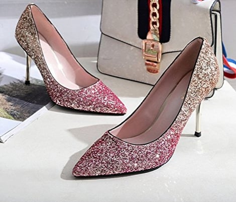 Always Pretty Glitter Heels