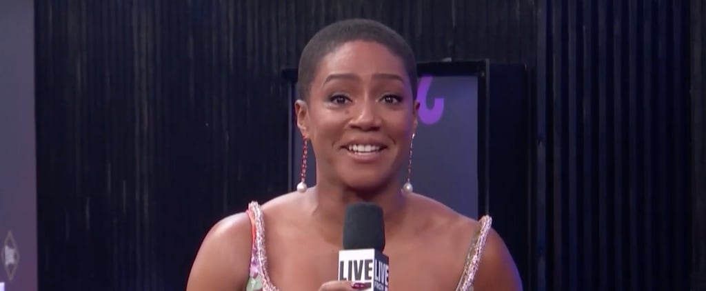 Tiffany Haddish Discusses Buzz Cut at People's Choice Awards
