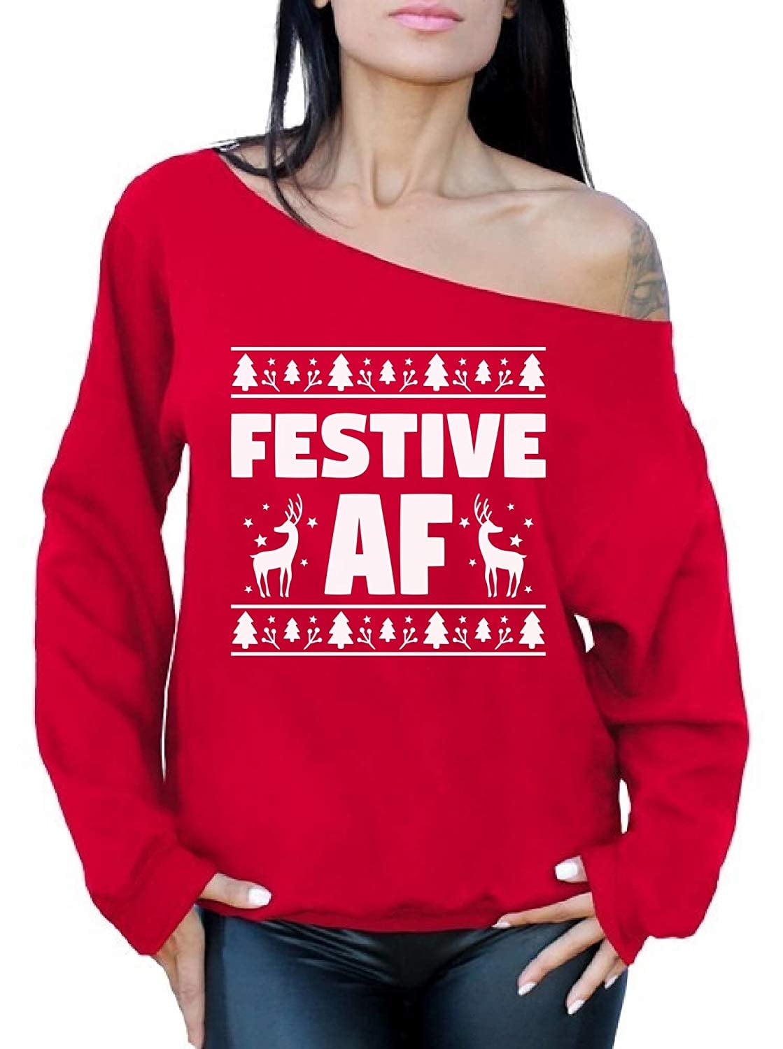 festive af sweatshirt