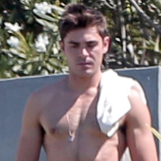 Zac Efron Shirtless on We Are Your Friends Set | Photos