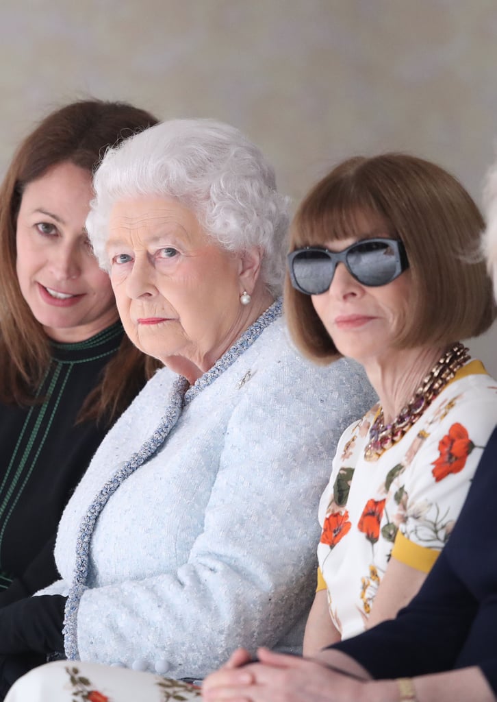 Queen Elizabeth II at Fashion Week