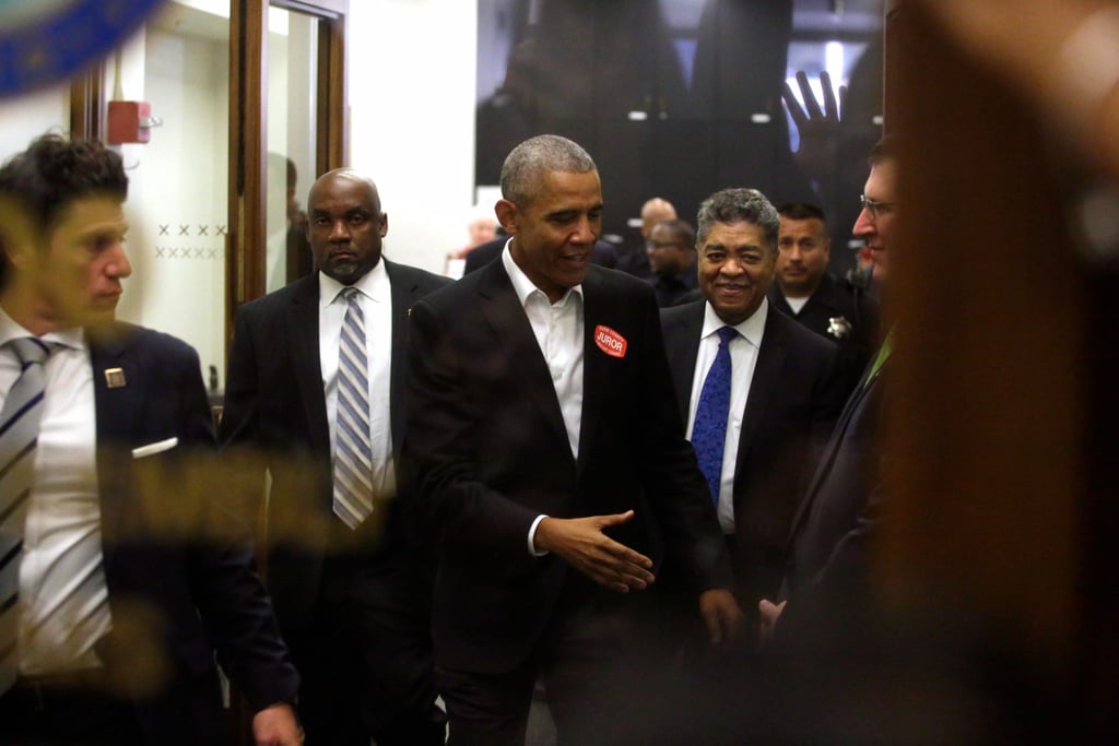 Barack Obama Going to Jury Duty November 2017