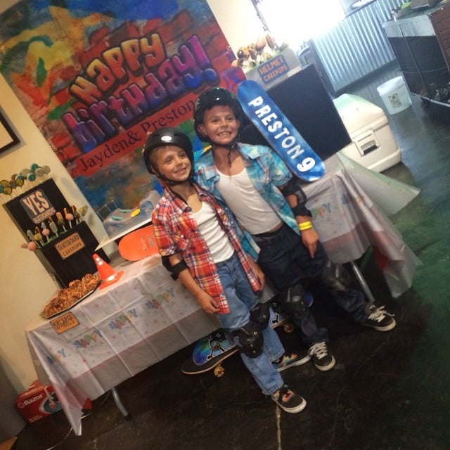 "Happy Birthday to my two little baby boys. They are growing up too fast!!!" Britney wrote about their birthday party in September 2014.