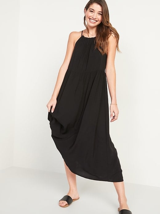 Old navy high neck maxi dress clearance
