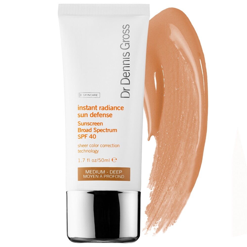 A Tinted SPF: Dr. Dennis Gross Skincare Instant Radiance Sun Defence Sunscreen Broad Spectrum SPF 40