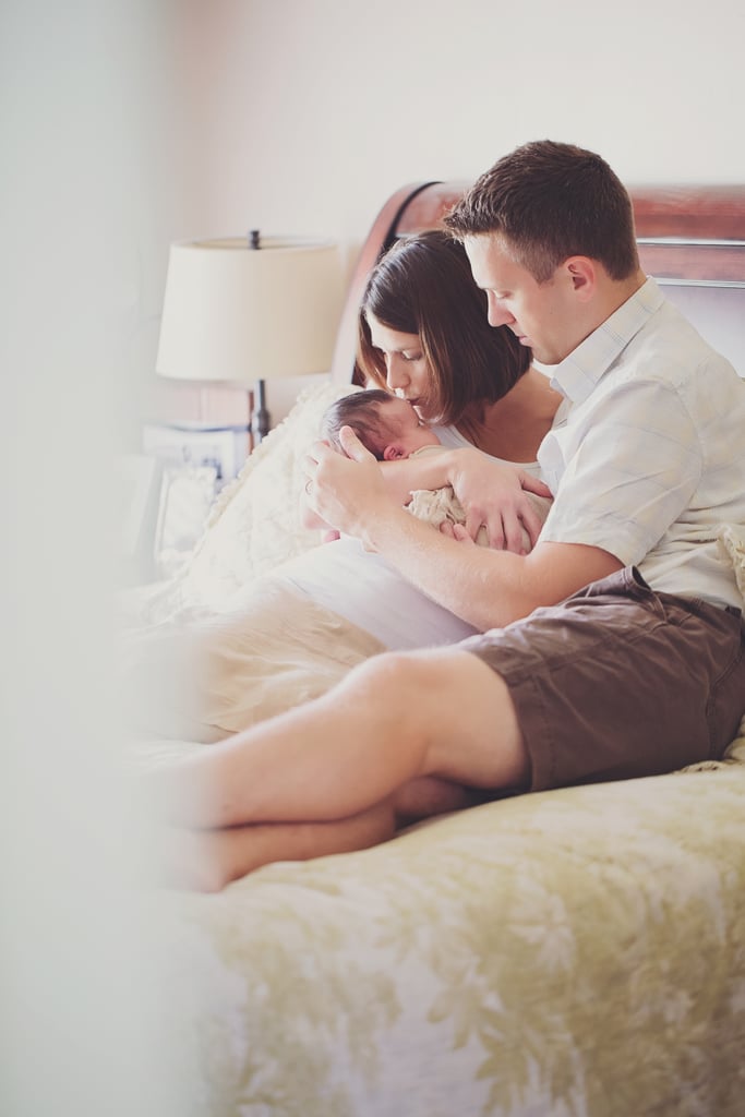 Newborn With Inoperable Tumor in Family Photos