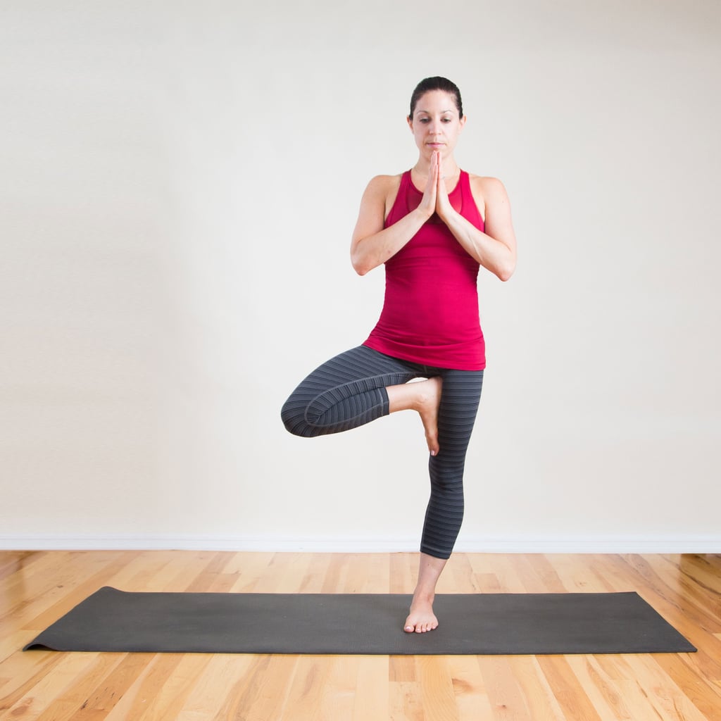 Tree Pose Most Common Yoga Poses Pictures Popsugar Fitness Photo 20 