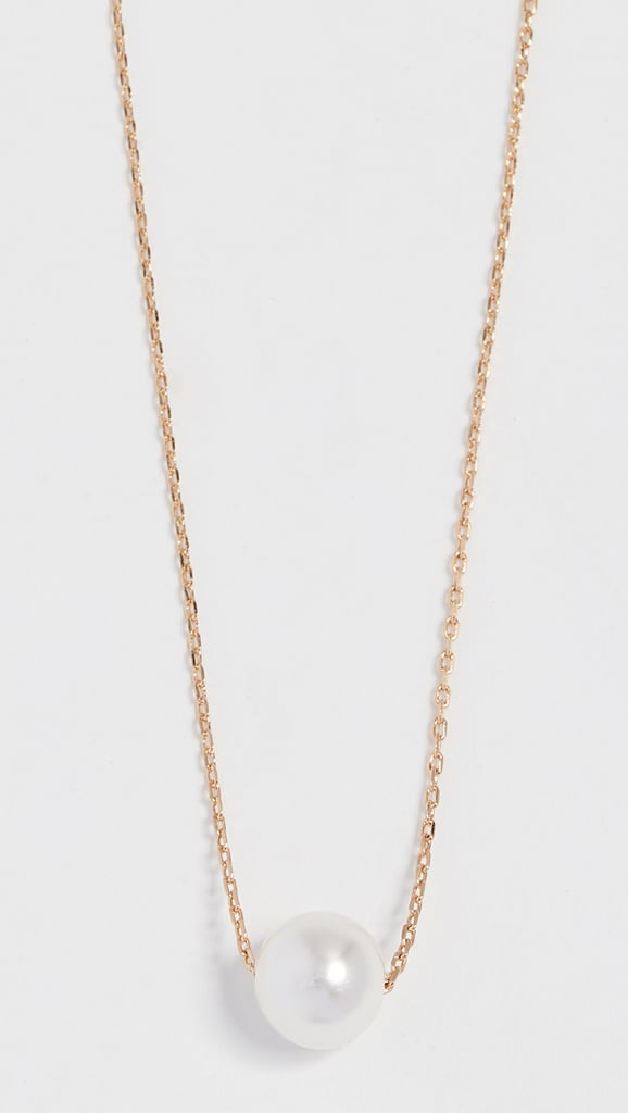 Theia Jewelry Petite Swarovski Imitation Pearl Necklace