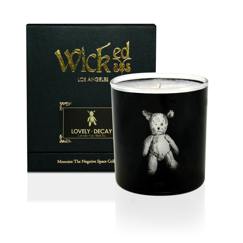 Wick[ed] Negative Space Lovely & Decay Candle ($36)