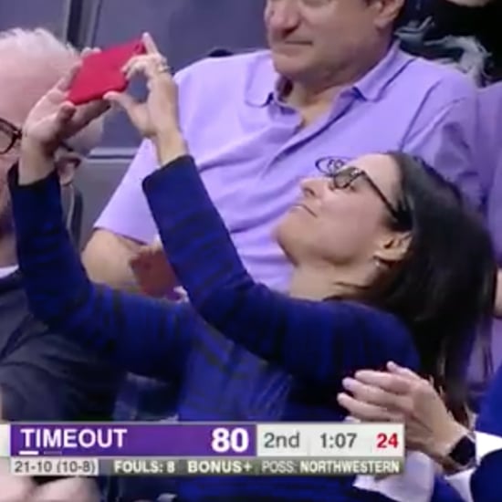 Julia Louis-Dreyfus Watching Her Son Play Basketball 2017