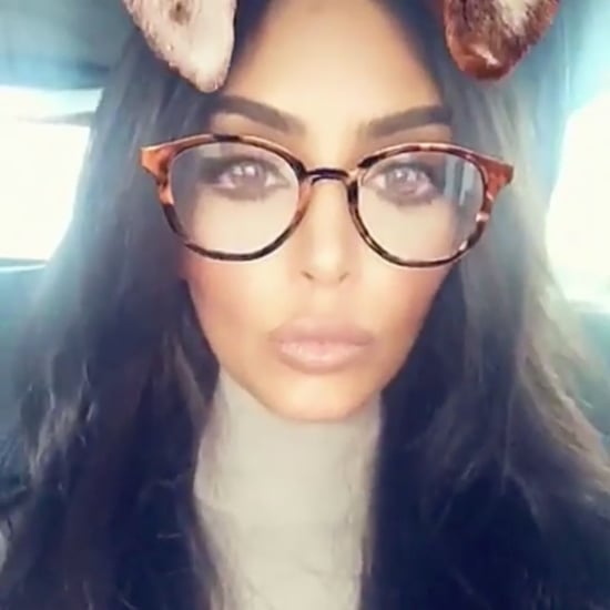 Kim Kardashian's Brown Hair March 2018