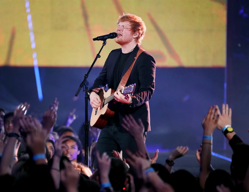 Ed Sheeran at iHeartRadio Music Awards March 2017