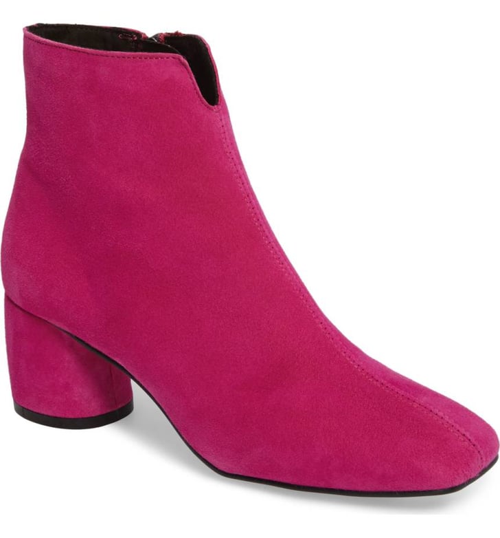 block bootie heels