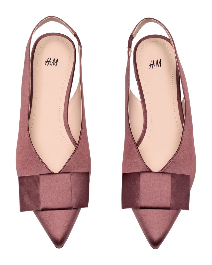 Satin Slingbacks ($25)