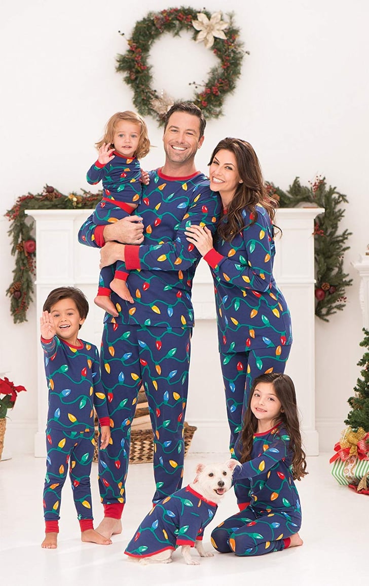 PajamaGram Christmas Lights Matching Pajamas Matching Family