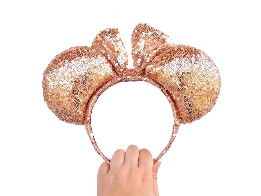 Rose Gold Sequin Minnie Ears 17 Sparkly Minnie Ears Popsugar 6044